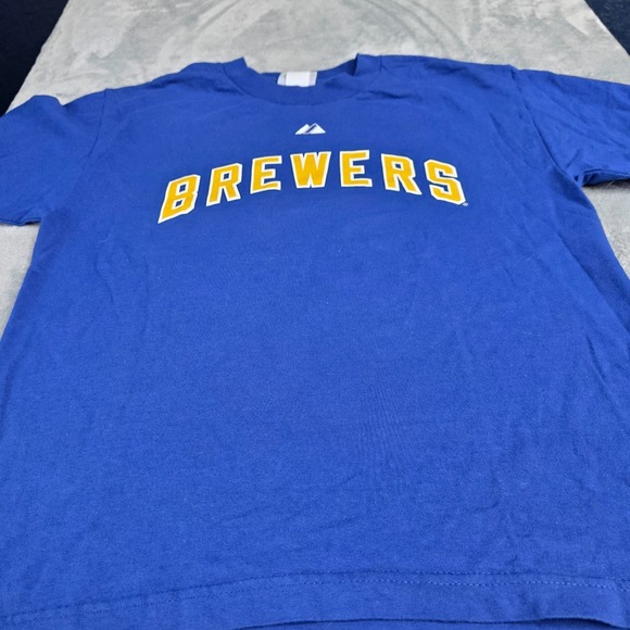 Majestic Other - Milwaukee Brewers Ryan Braun #8 Majestic Graphic Shirt Youth L